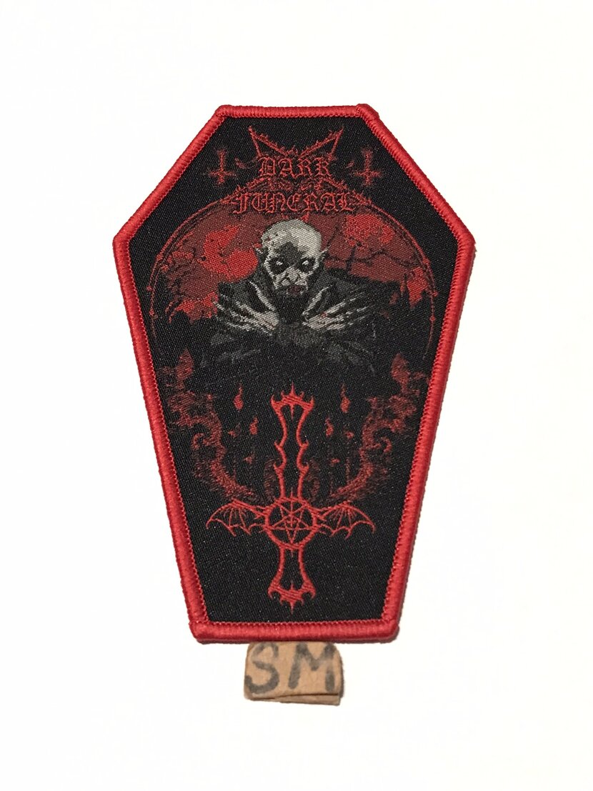 Dark Funeral Nosferatu patch red border 