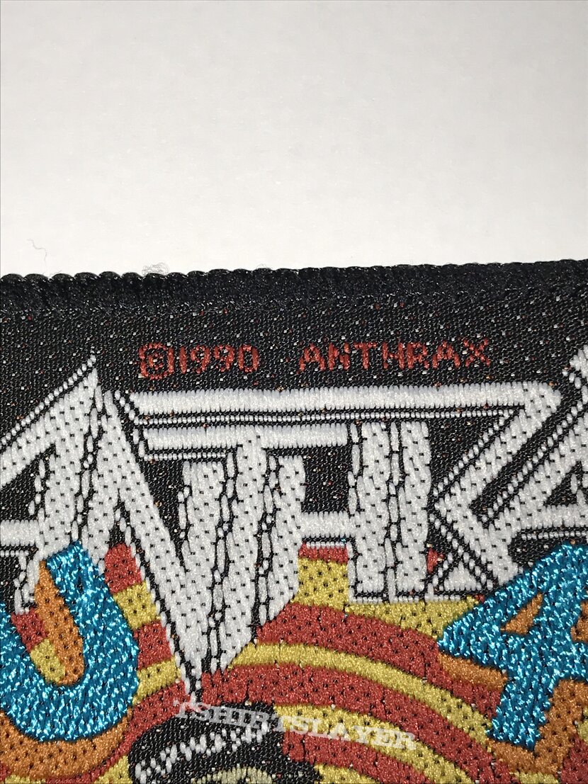 Anthrax State Of Euphoria/Not Man patch 