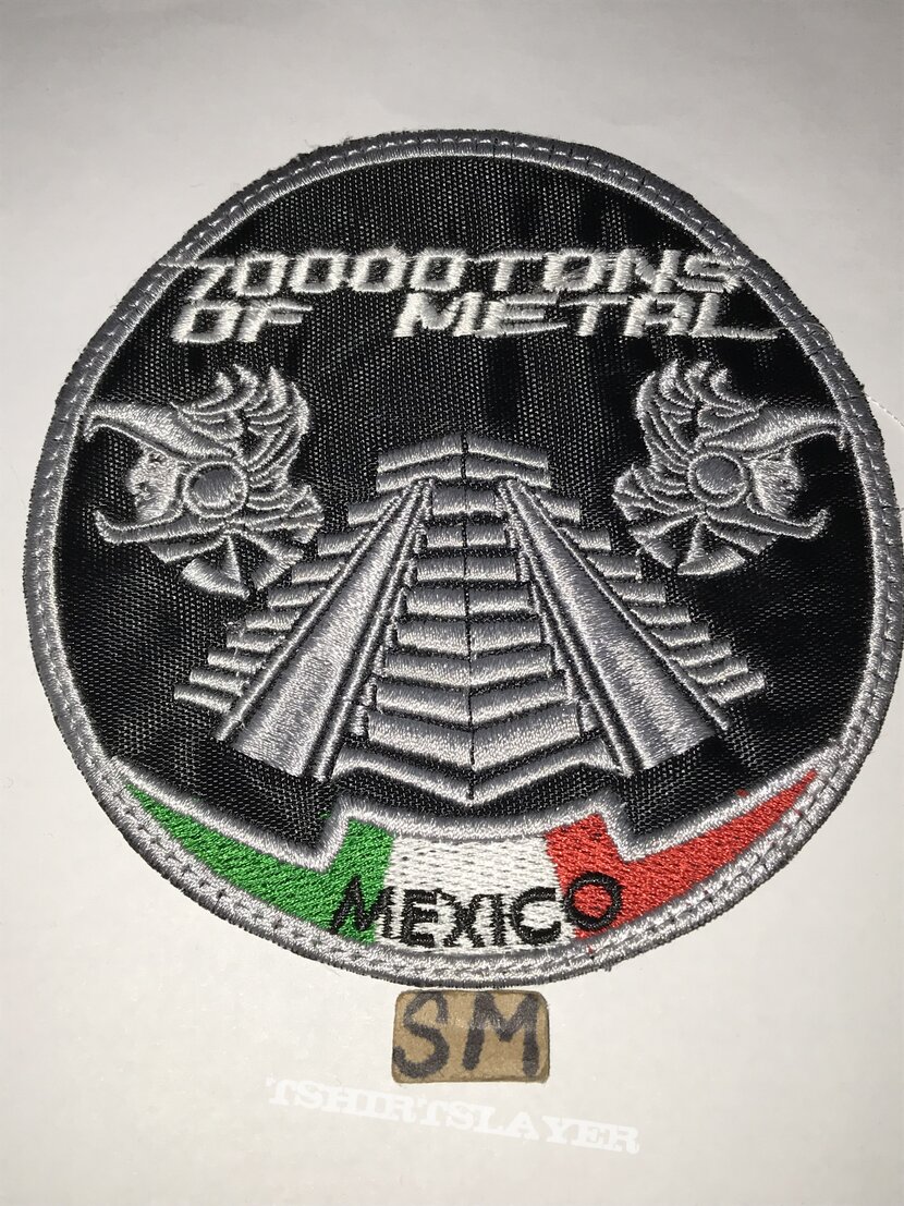 70000tons Of Metal Mexico circle patch 