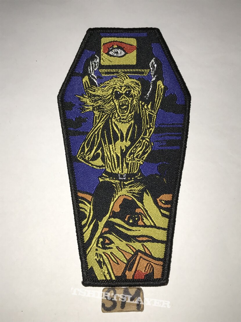 Iron Maiden Holy Smoke coffin patch 
