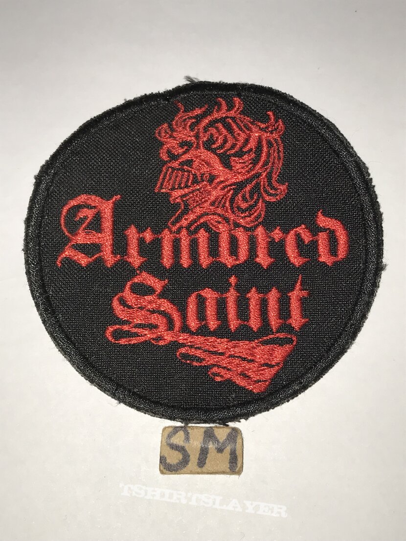 Armored Saint embroidered circle patch 