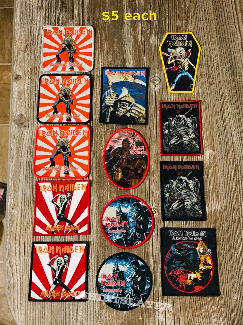 Iron Maiden, Sodom, Insomnium patches for you