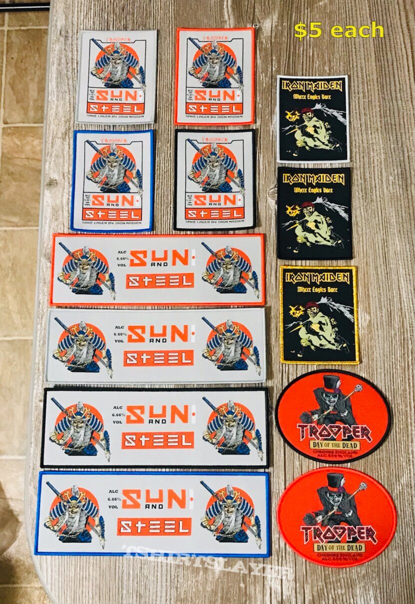 Iron Maiden, Sodom, Insomnium patches for you