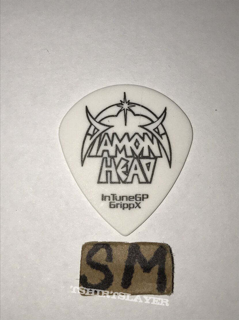 Diamond Head guitar pick