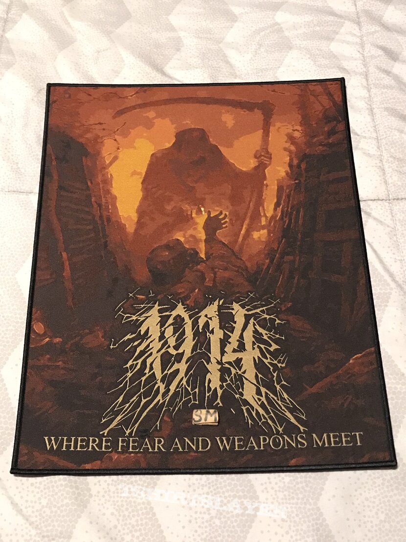 1914 Where Fear and Weapons Meet back patch 