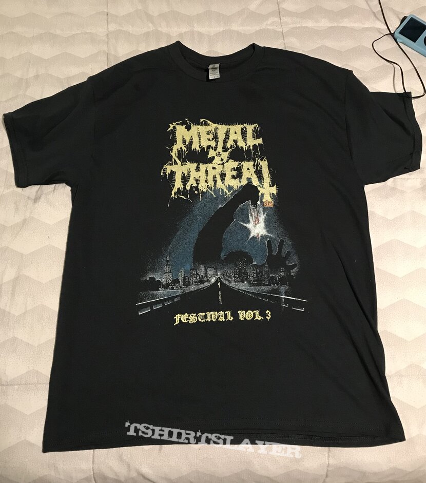 Whiplash Metal Threat Fest 3 shirt