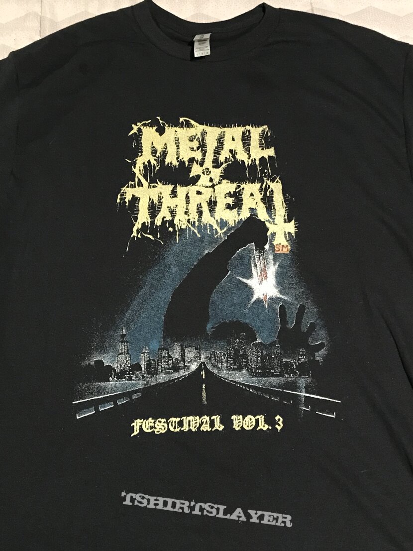 Whiplash Metal Threat Fest 3 shirt