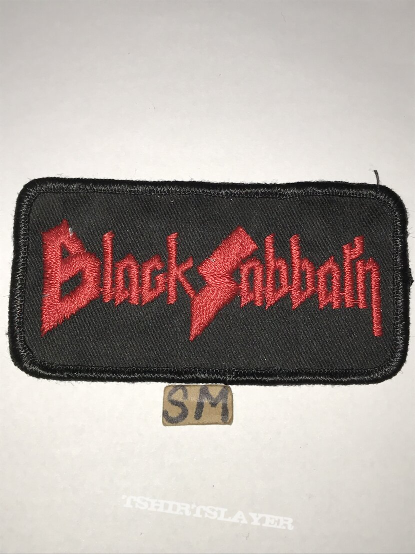 Black Sabbath band logo embroidered patch 