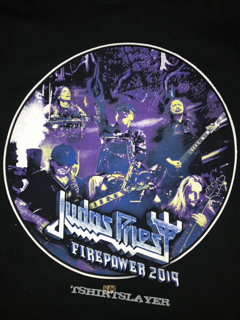 Judas Priest Firepower 2019 tour shirt