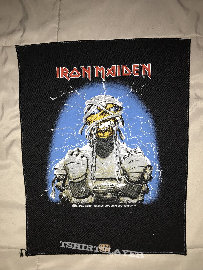 Iron Maiden Powerslave back patch 
