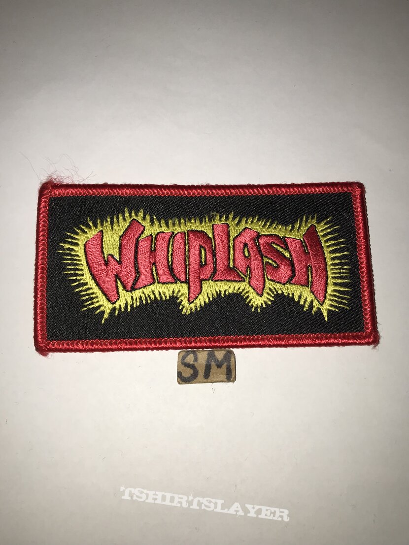 Whiplash embroidered logo patch 