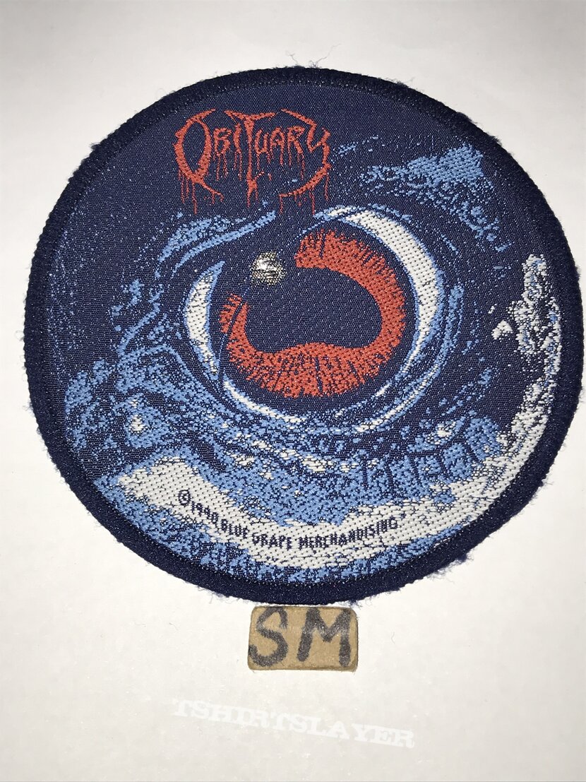 Obituary Cause Of Death circle patch 