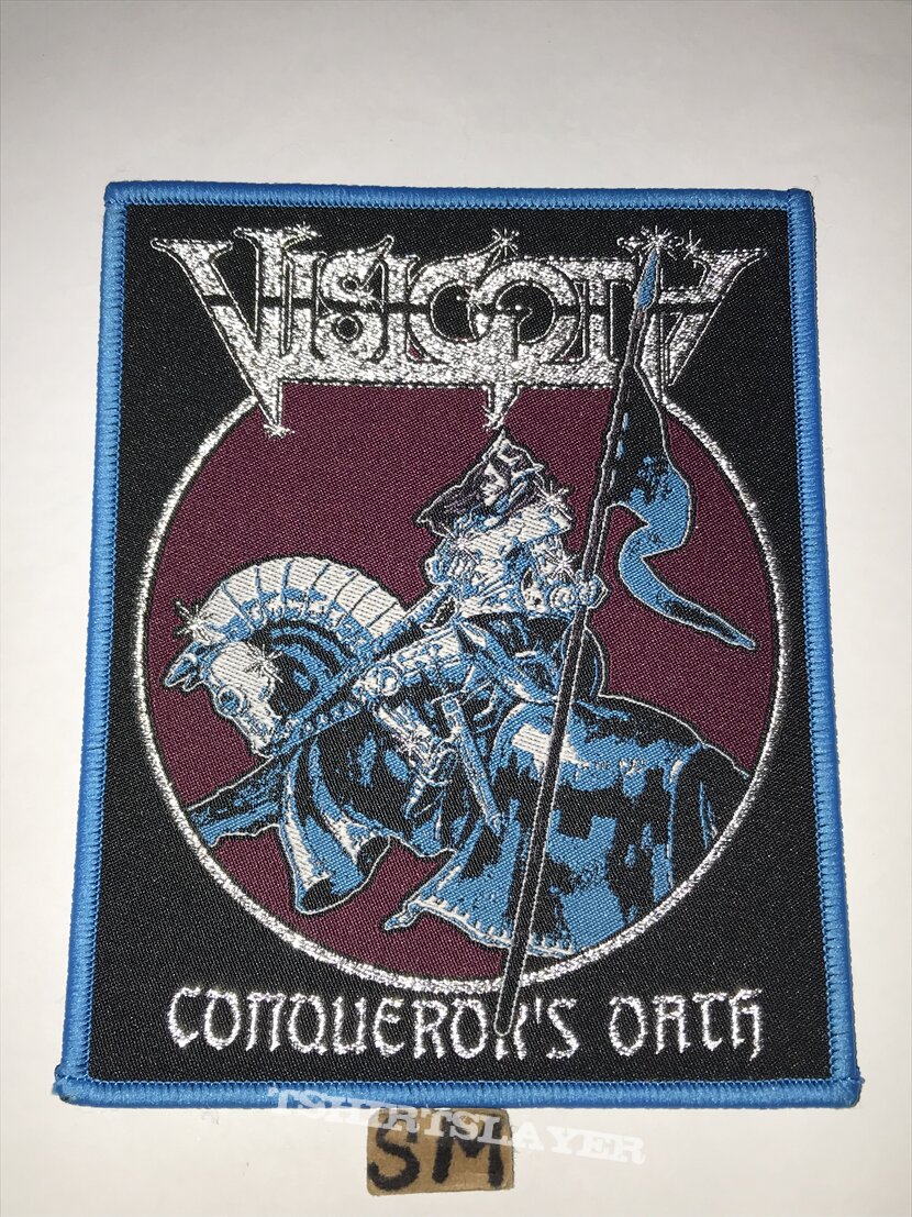 Visigoth Conqueror’s Oath patch blue border 