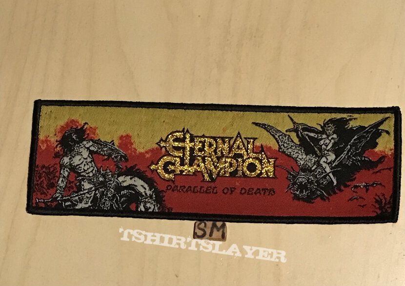Eternal Champion Parallel Of Death strip patch | TShirtSlayer TShirt BattleJacket Gallery