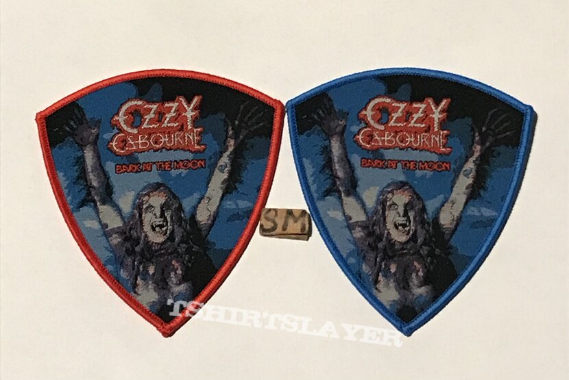 Ozzy Osbourne Ozzy Bark at the Moon patches 