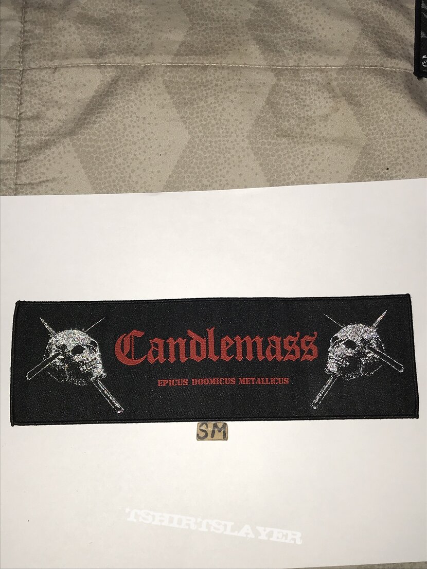 Candlemass Epicus Doomicus Metallicus strip patch 