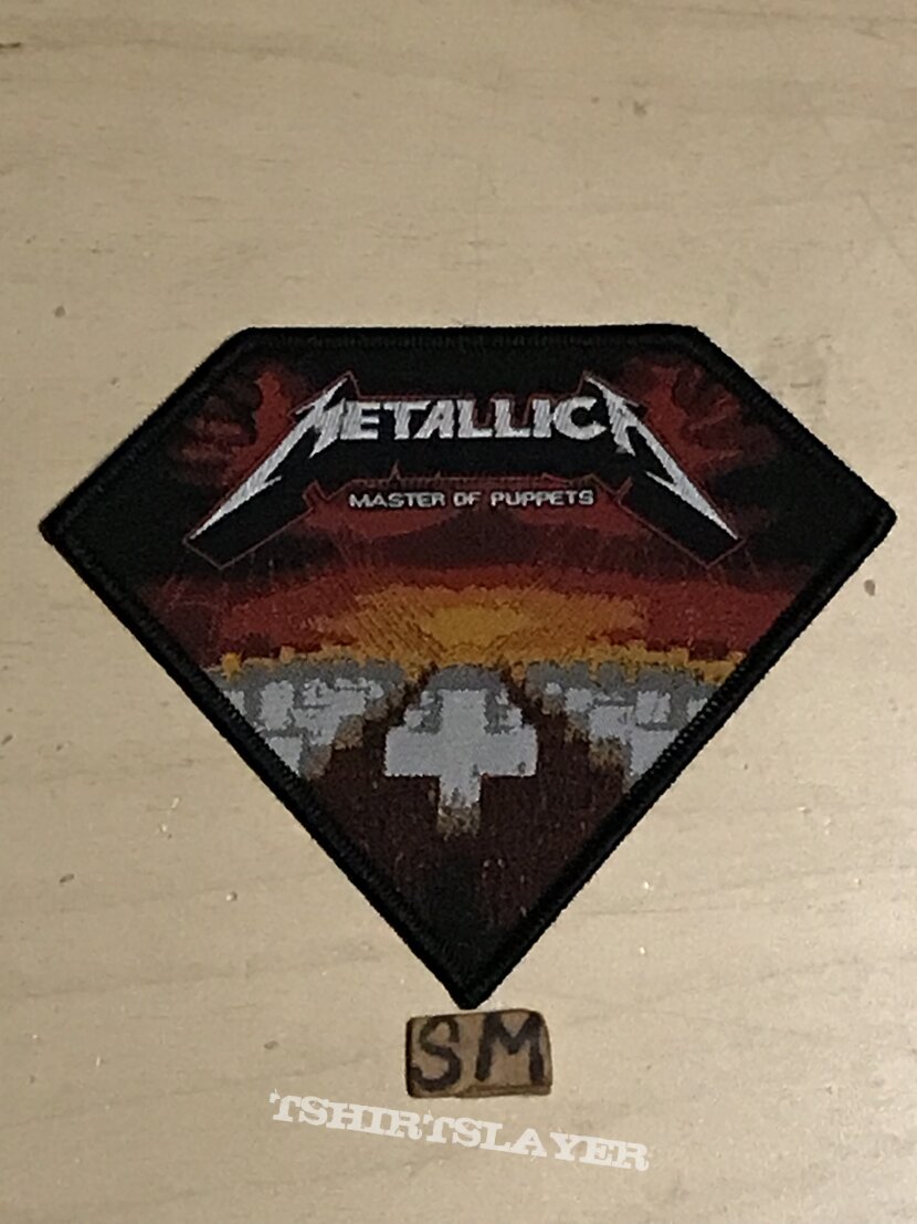 Metallica Master Of Puppets diamond shape patch 