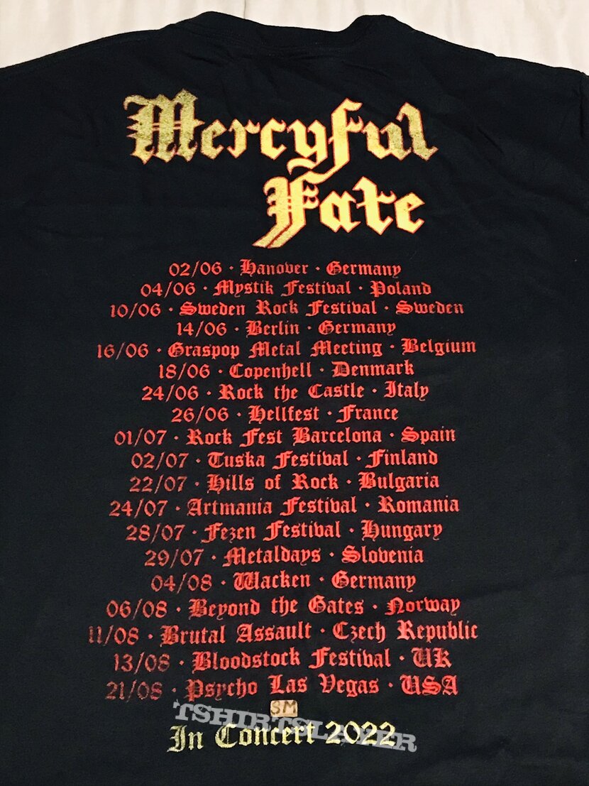 Mercyful Fate Melissa festival shirt 