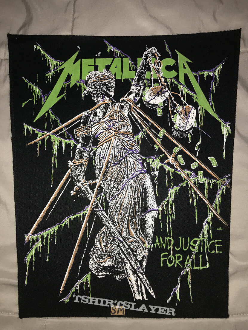 Metallica And Justice For All back patch 