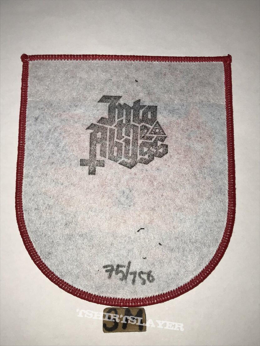 Inquisition Ominous Doctrines shield patch red border 