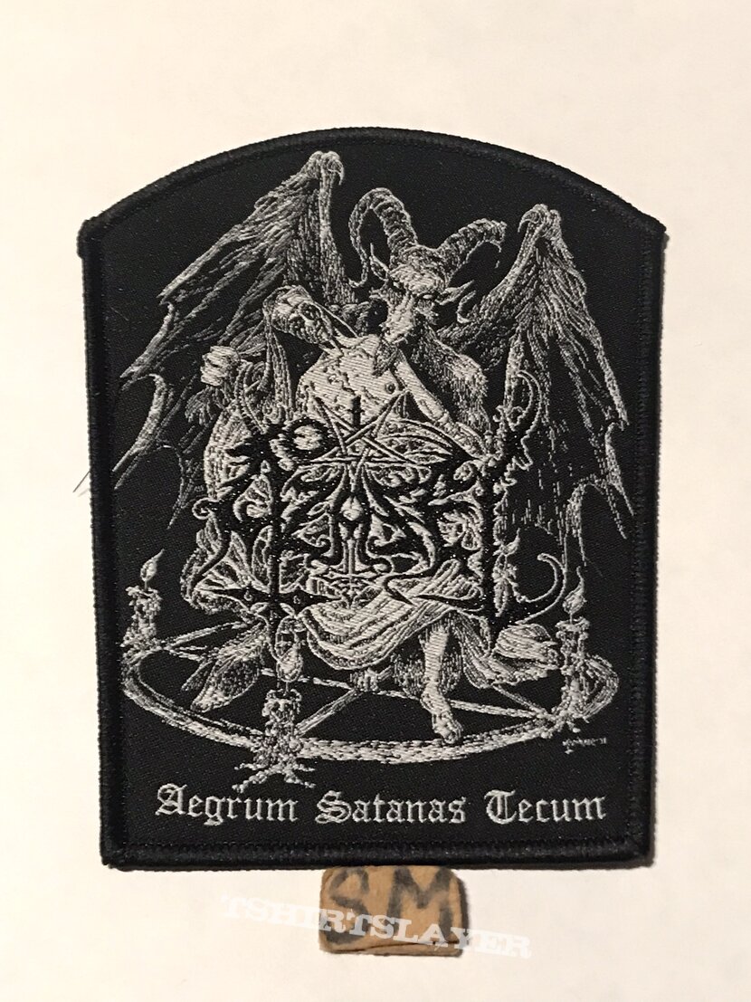 Azazel Aegrum Satanas Tecum patch 