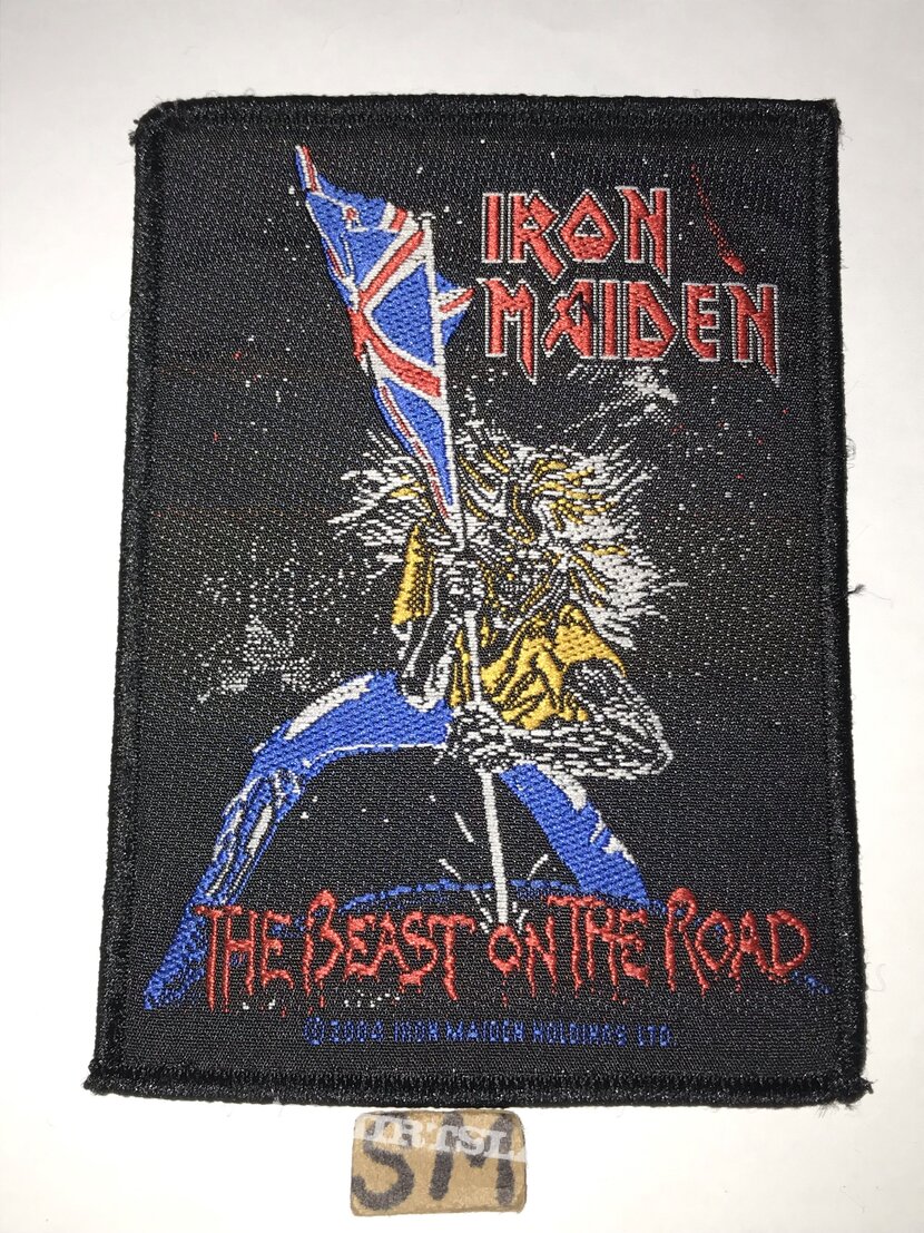 Iron Maiden Beast On The Road Tour patch 