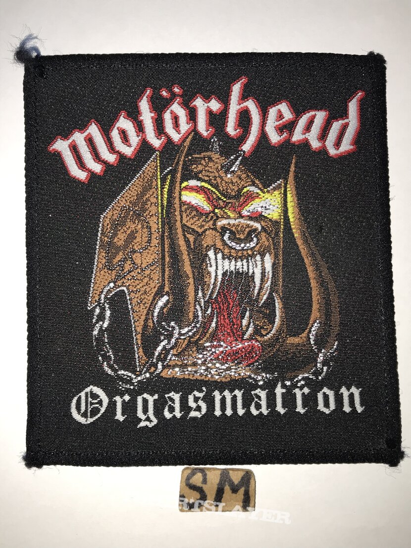 Motörhead Orgasmatron patch 