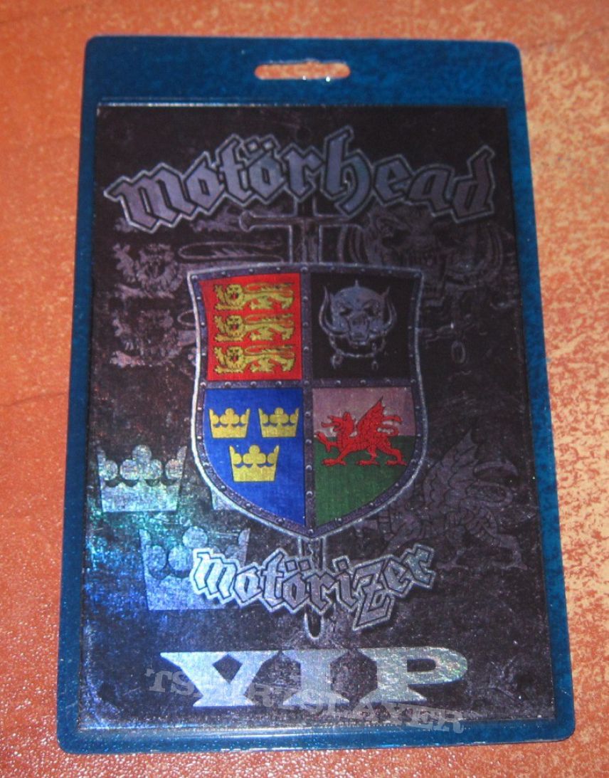 Motörhead MOTORHEAD Motorizer VIP pass 