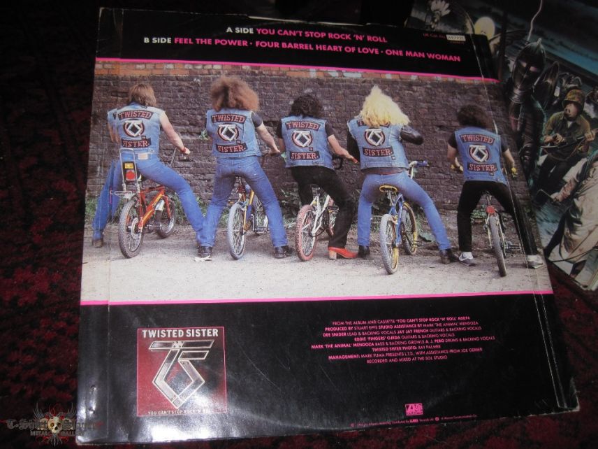 Twisted Sister My vinyls collection - purchased 1978 - 1991