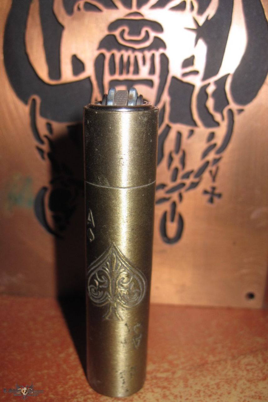 Motörhead Ace of spades - Motorhead style &#039;clipper&#039; metal lighter - brass color plating