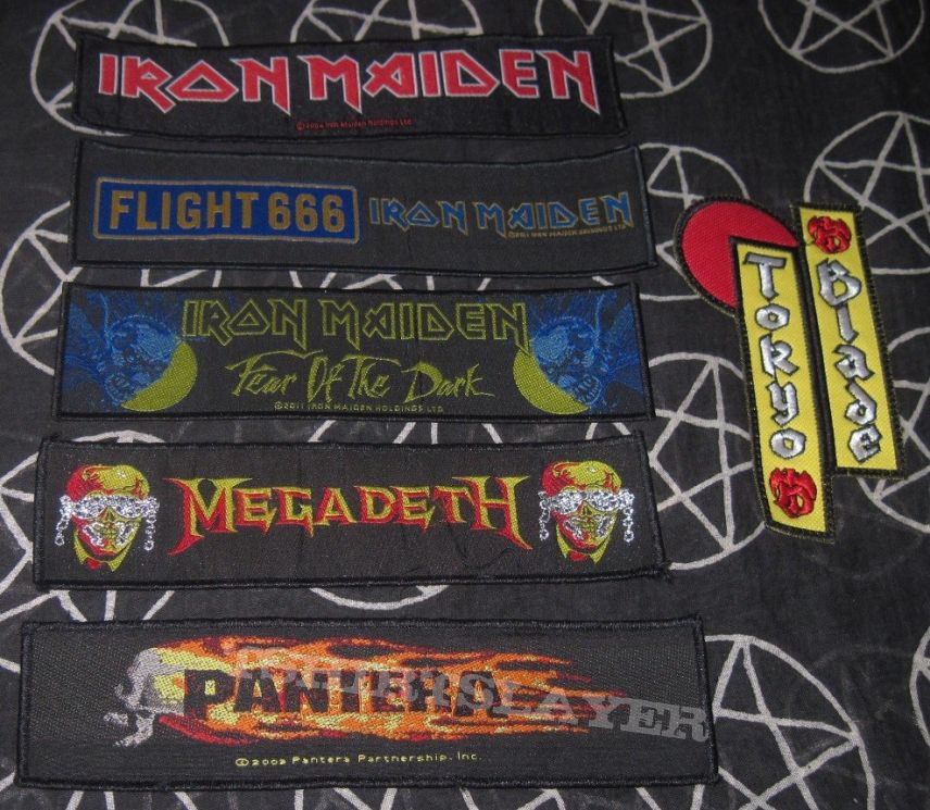 Iron Maiden Patches for the new projects