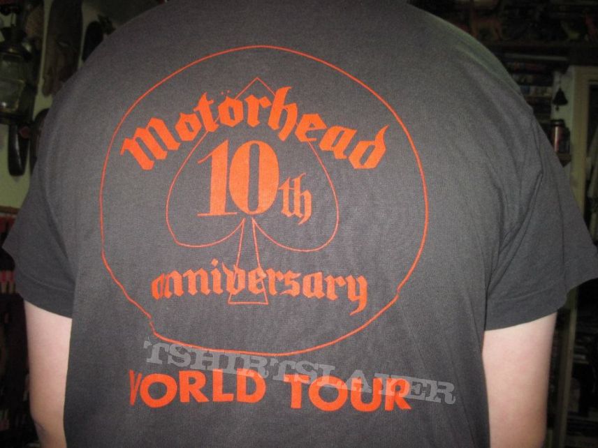 Motörhead Motorhead 10th Anniversary world tour t-shirt