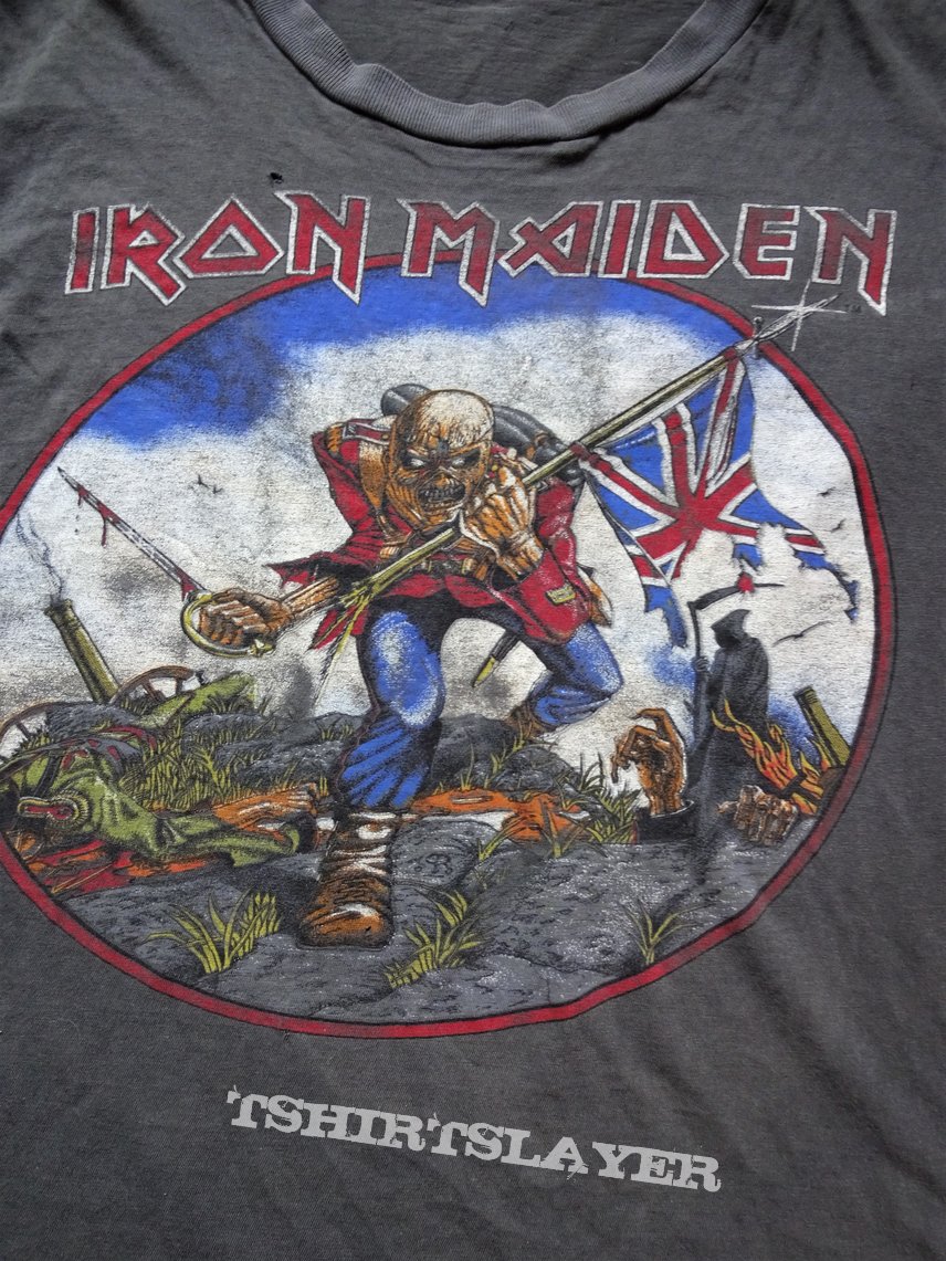 Iron Maiden The Trooper vintage shirt UK print 