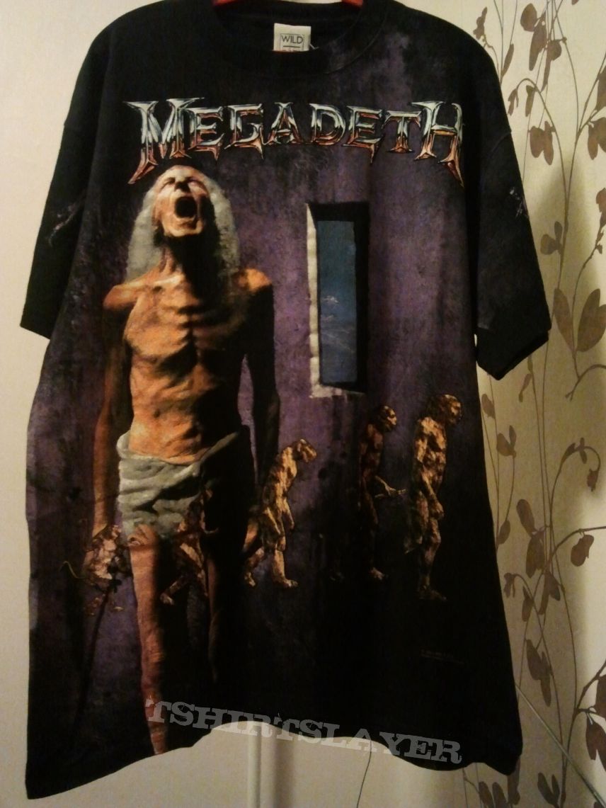 Megadeth &quot;Countdown To Extinction&quot; all-over vintage t-shirt