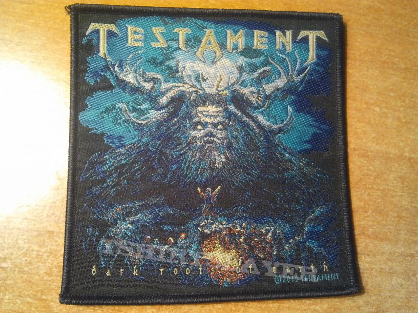 Testament &quot;Dark Roots Of Earth&quot; woven patch