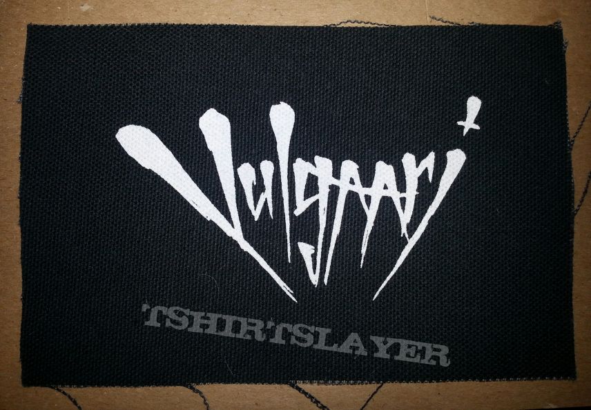 Vulgaari screen printed patch