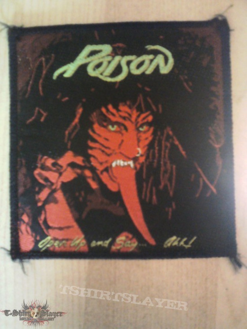 Patch - Poison - Open Up and Say Ahh woven patch