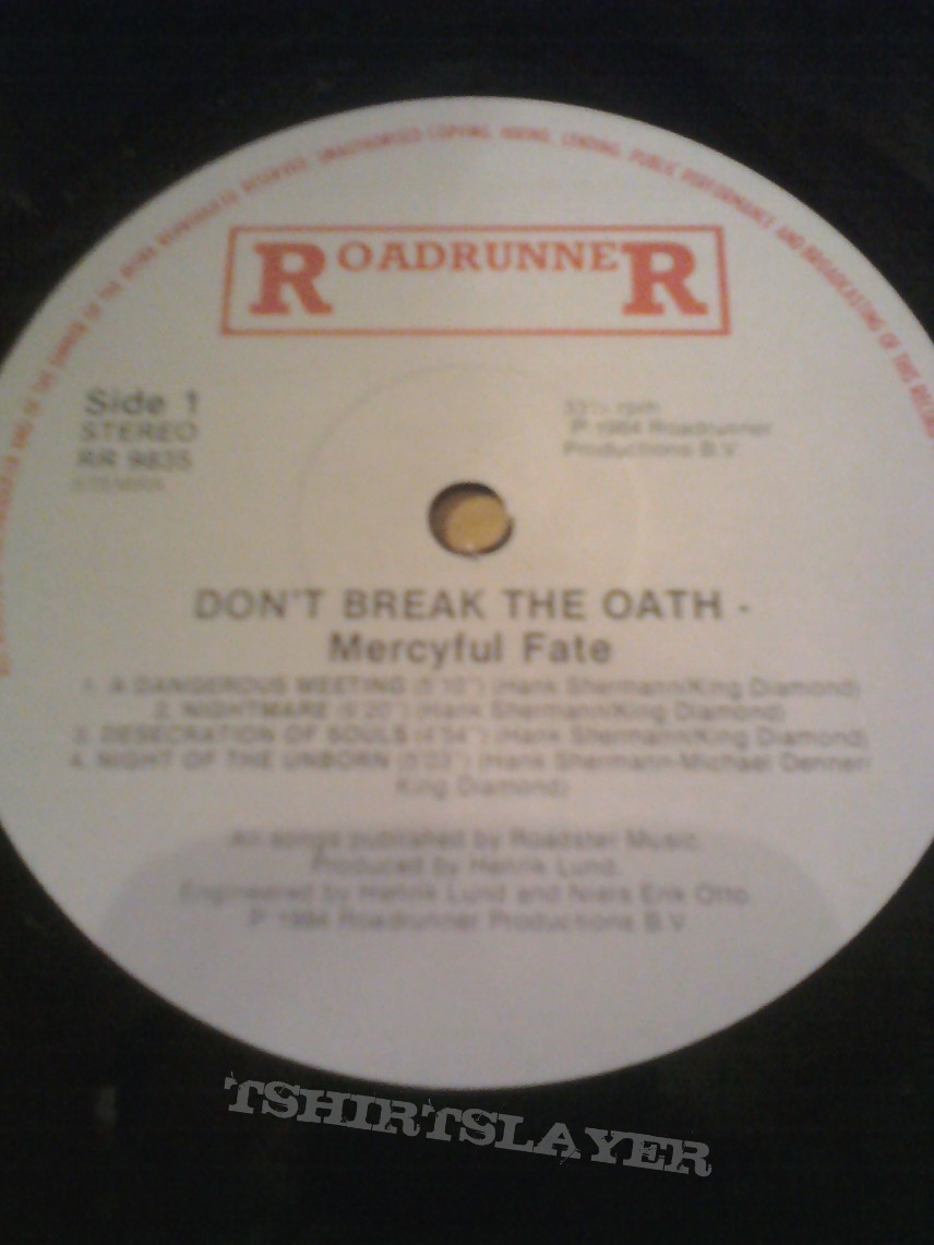 Other Collectable - Mercyful Fate - Don&#039;t Break The Oath &#039;84 vinyl