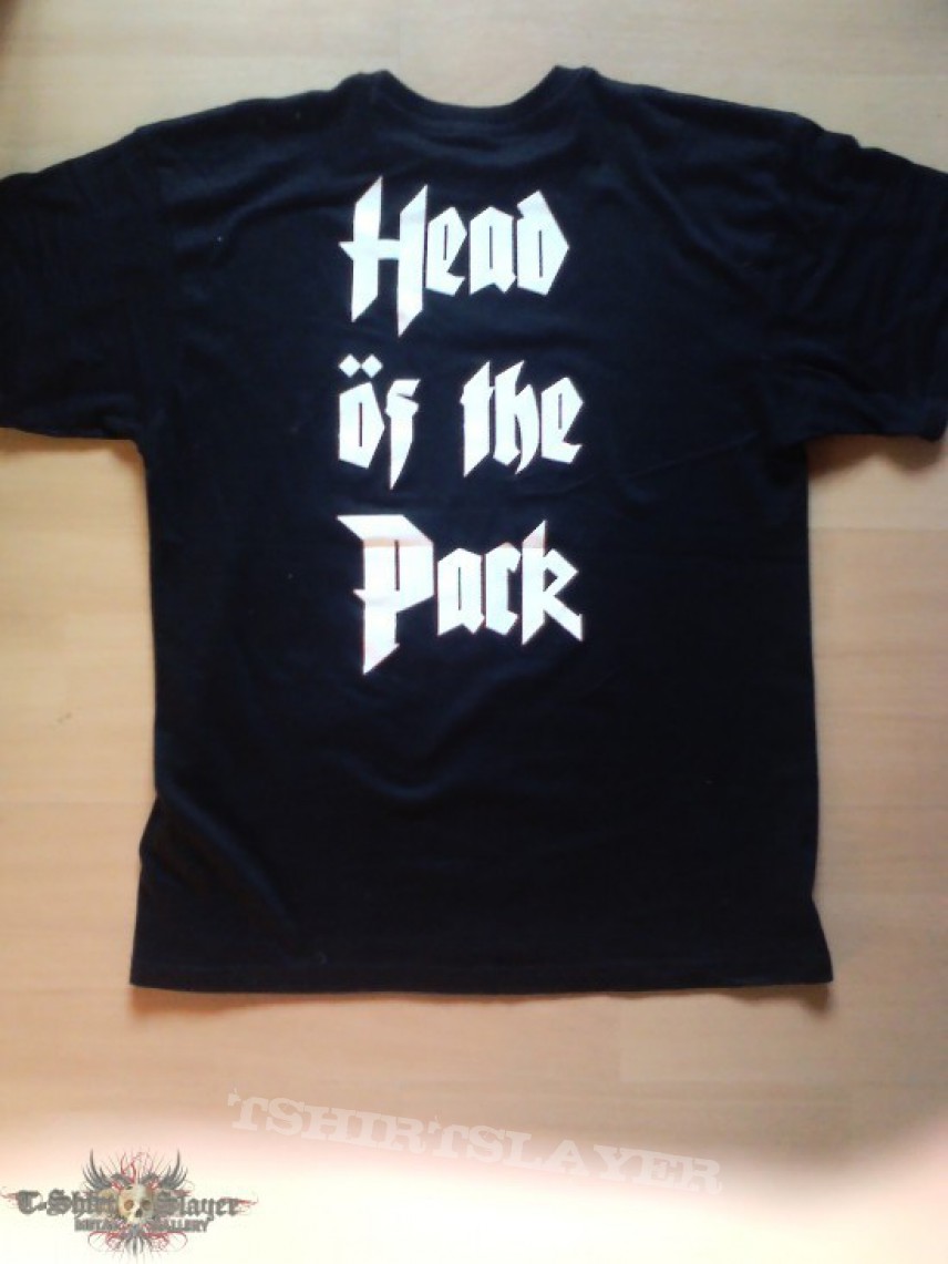 TShirt or Longsleeve - Skull Fist - Head öf the Pack shirt