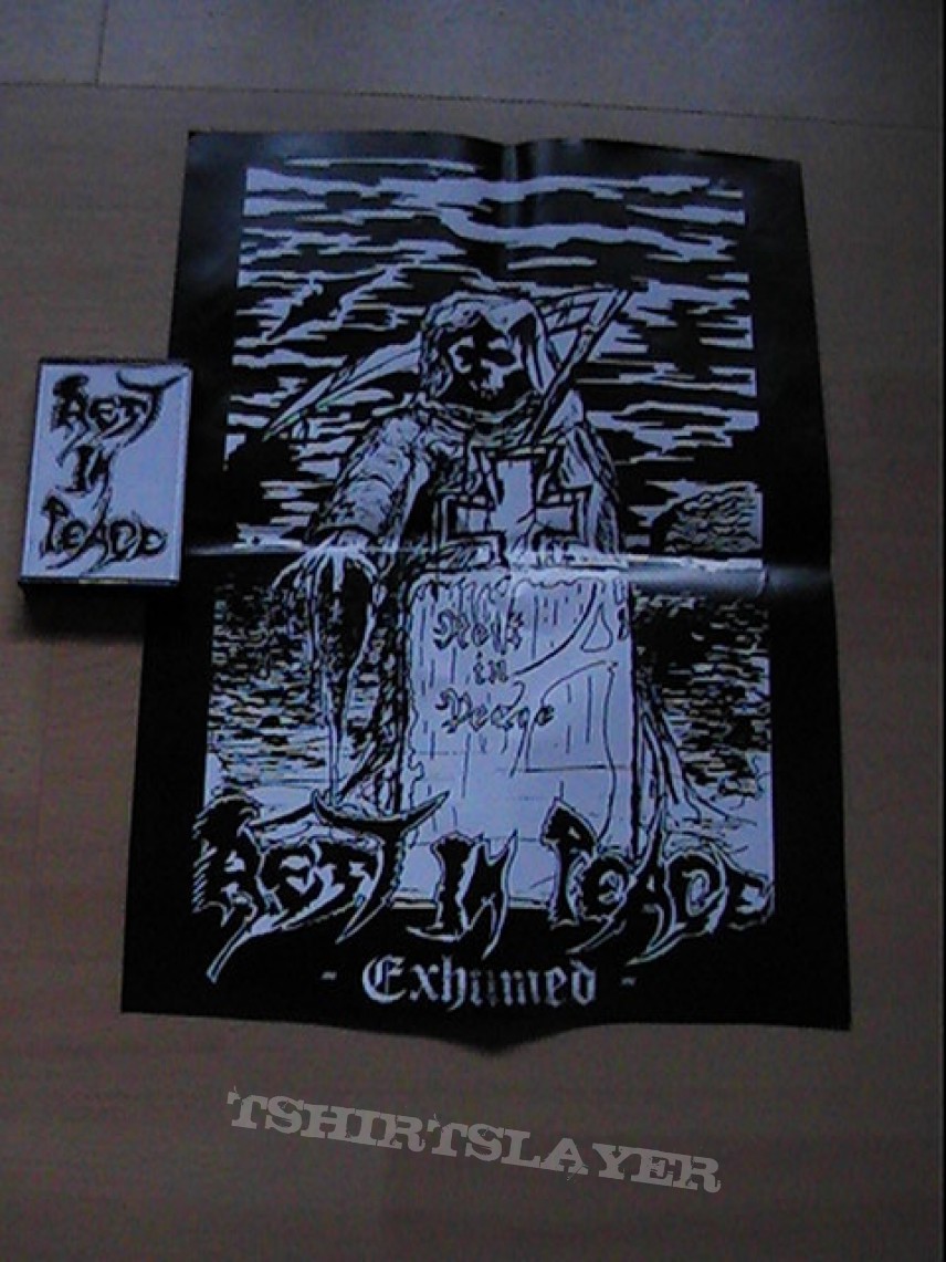 Other Collectable - Rest In Peace (Ger) - Exhumed tape + poster 