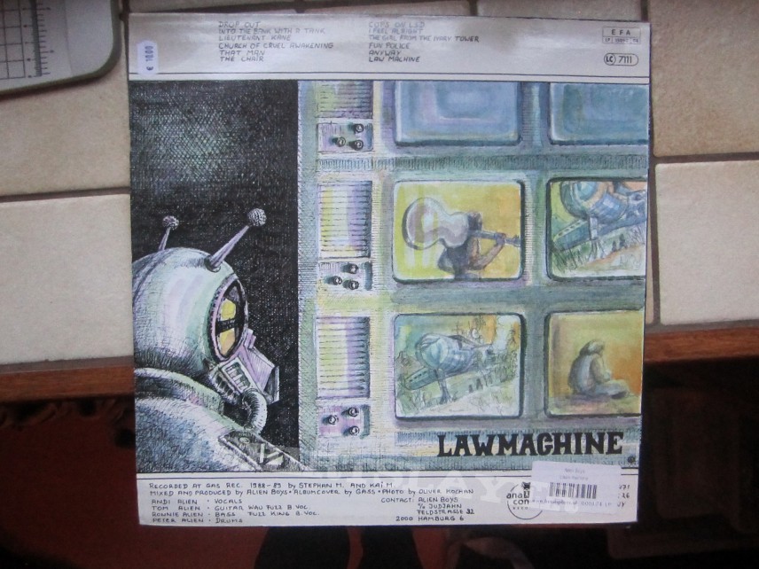 Alien Boys - Law Machine (&#039;89 Anaconda Records RED VINYL)