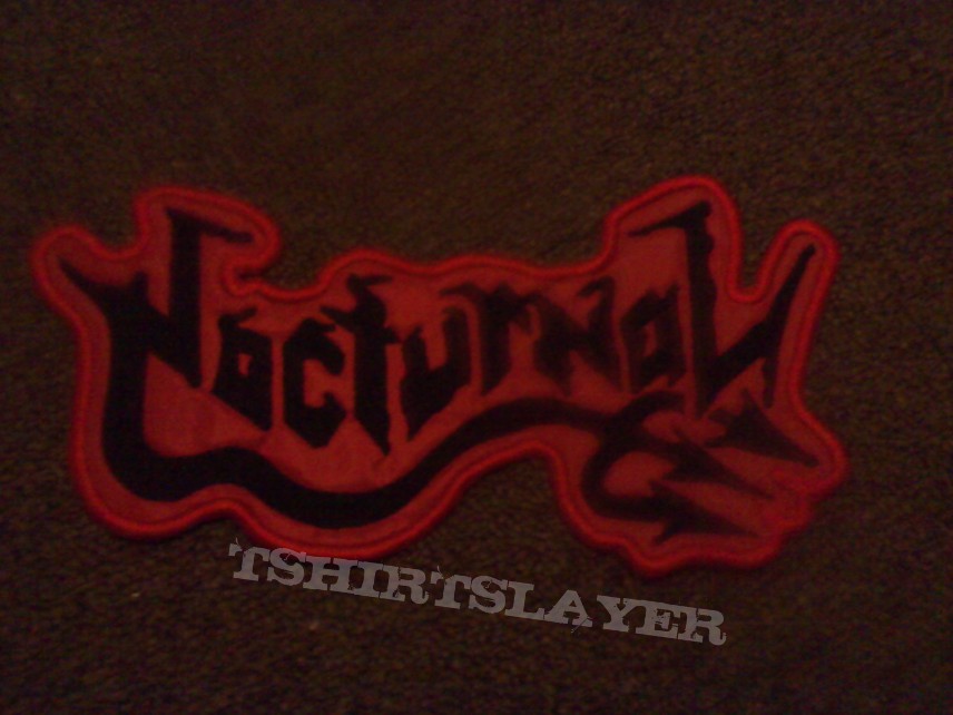 Patch - Nocturnal logo shaped backpatch