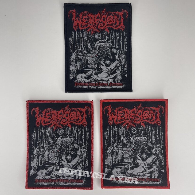 Weregoat - Pestilential Rites Of Infernal Fornication Woven Patch