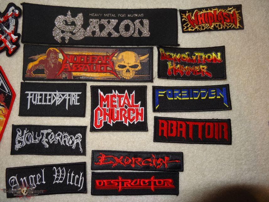 Warbringer Woven and Emboidered patches