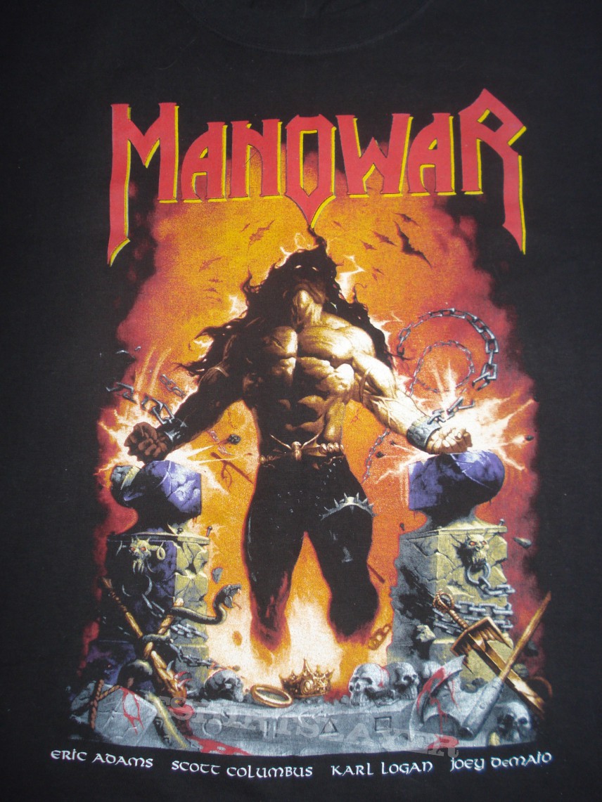 TShirt or Longsleeve - Manowar - Louder than Hell tour shirt (boot)