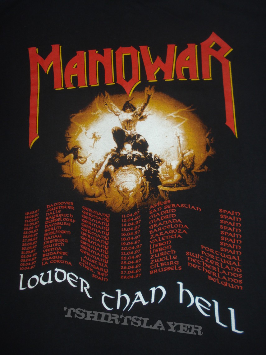 TShirt or Longsleeve - Manowar - Louder than Hell tour shirt (boot)