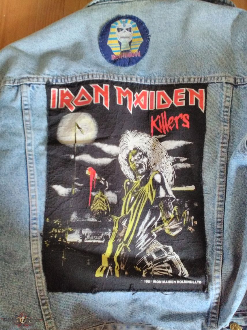 Iron Maiden Killers back patch from 1981