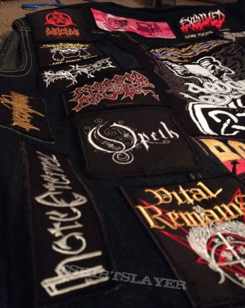 Deicide back of battle jacket