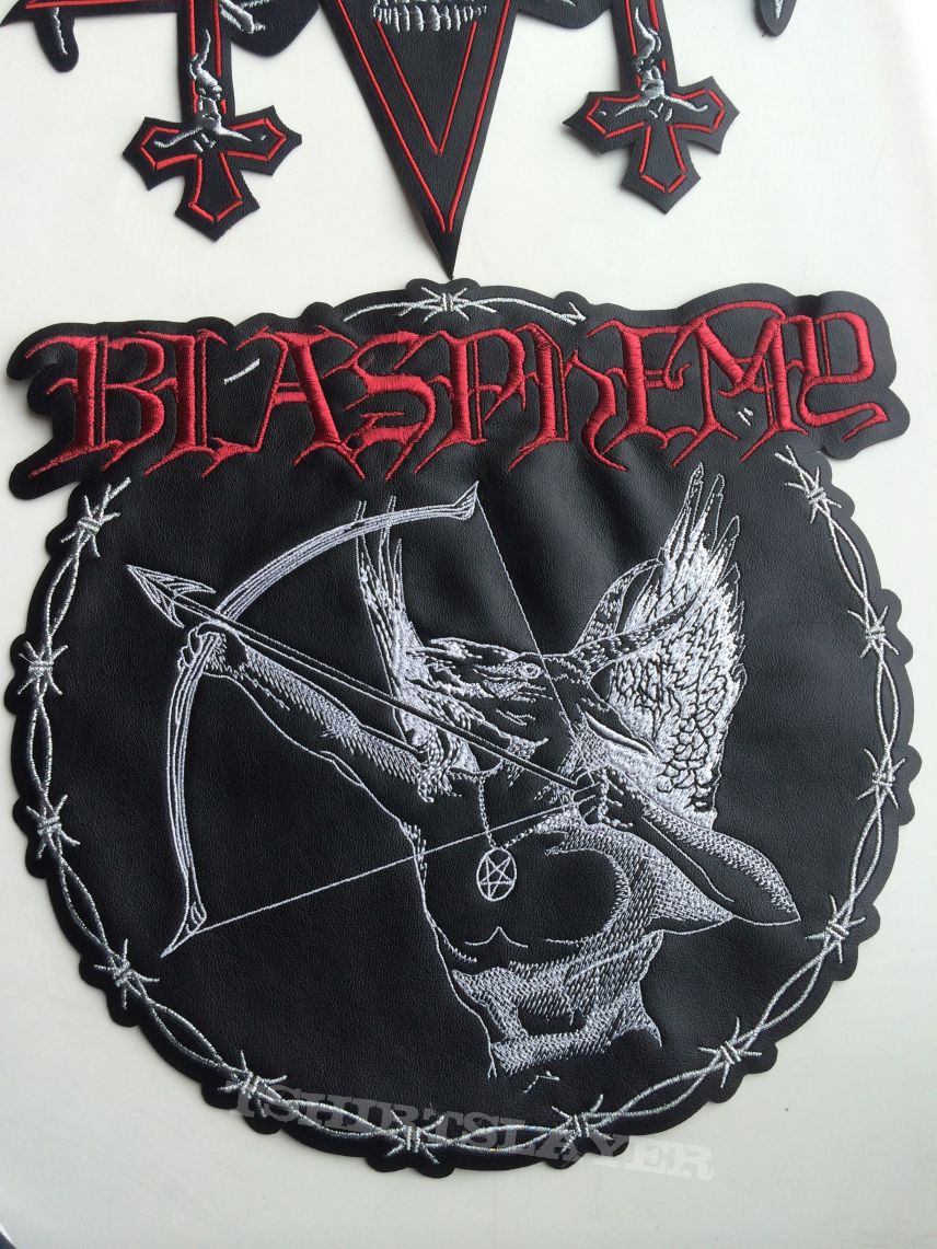 Blasphemy Three Leather Backpatches!!!