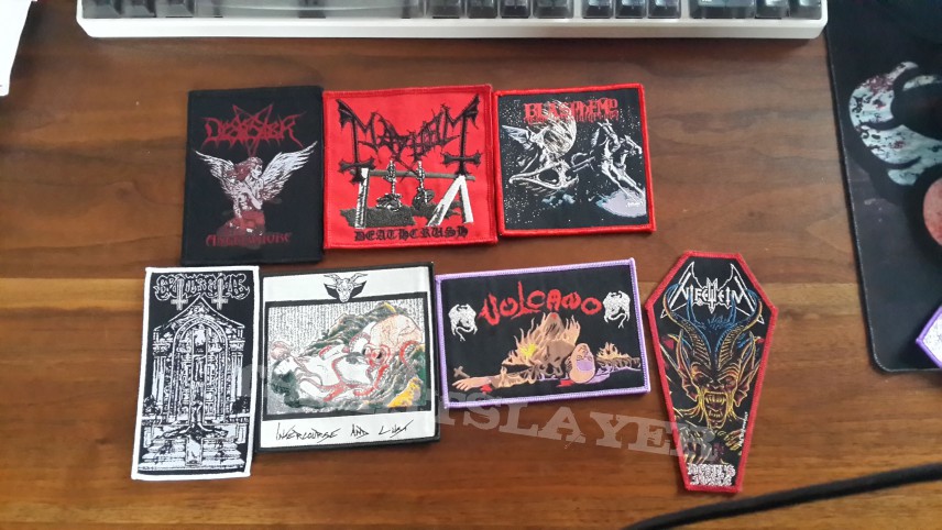 Blasphemy Patches I got more recently.